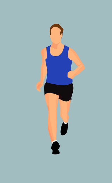 Image of a jogger to show it is a way to warm up before stretching