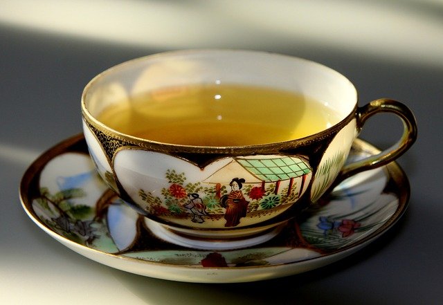 Image of a cup of tea to support the text about tea