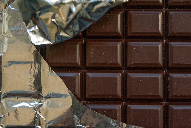 Image of dark chocolate to support the text
