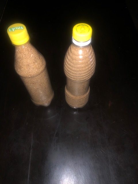 Two Bottles of Sand for weights