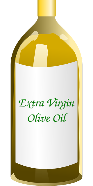 Image of a bottle of olive oil to support the text