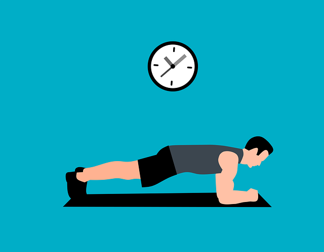 Image of exercise the plank to support the text