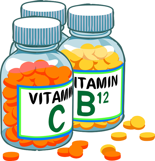Image of vitamins in containers to support the text
