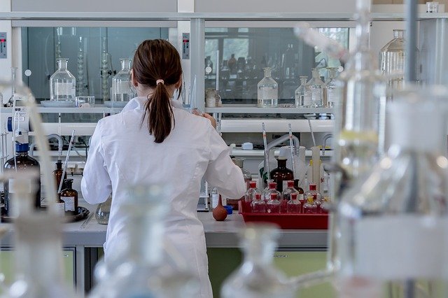 Image of a laboratory to support the text on research