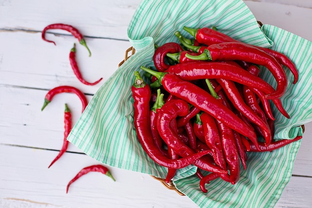 Image of Cayenne peppers to support the text