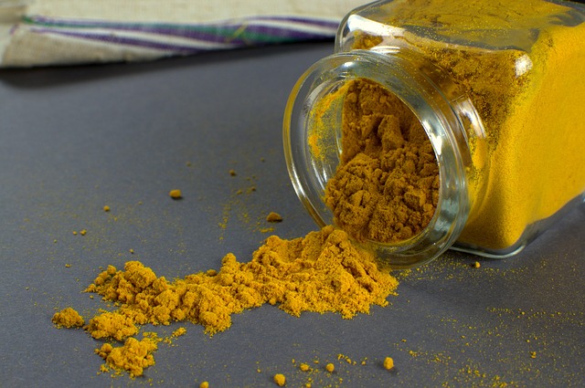 Image of a jar of turmeric to support the text