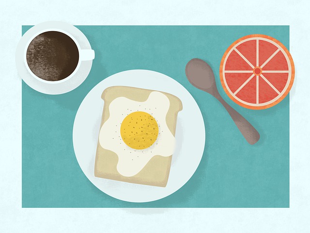 Image of egg on toast to support the text on nutrition with carbs and protein