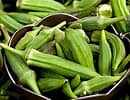 Image of a bowl of Okra vegetables to support the text