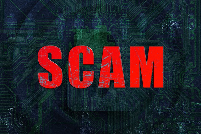 image of a scam sign