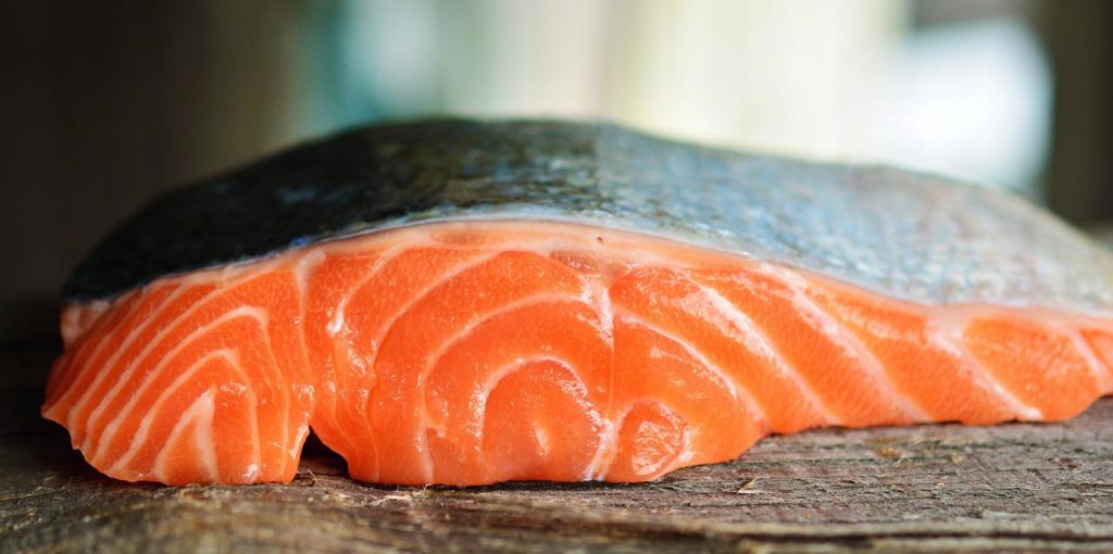 Salmon is a polyunsaturated healthy fat which is good for older adults