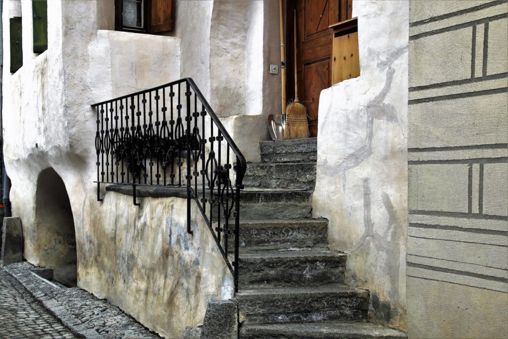 Outside Stairs are a fall danger area that needs attention, fall prevention by stair preparation is part of the checklist