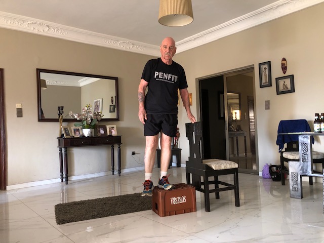Single Leg Step Ups are a great bodyweight exercise
