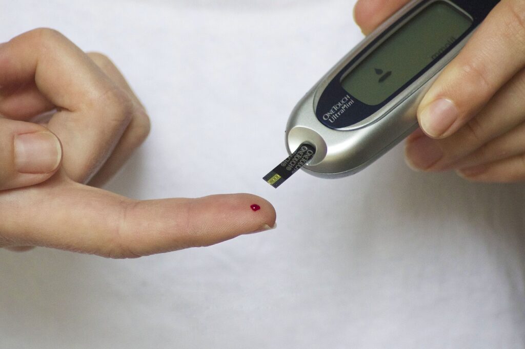 If you have type 1 diabetes, you may have decreased sensation in the feet and legs due to diabetic neuropathy, along with a host of other symptoms caused by blood sugar imbalance. 