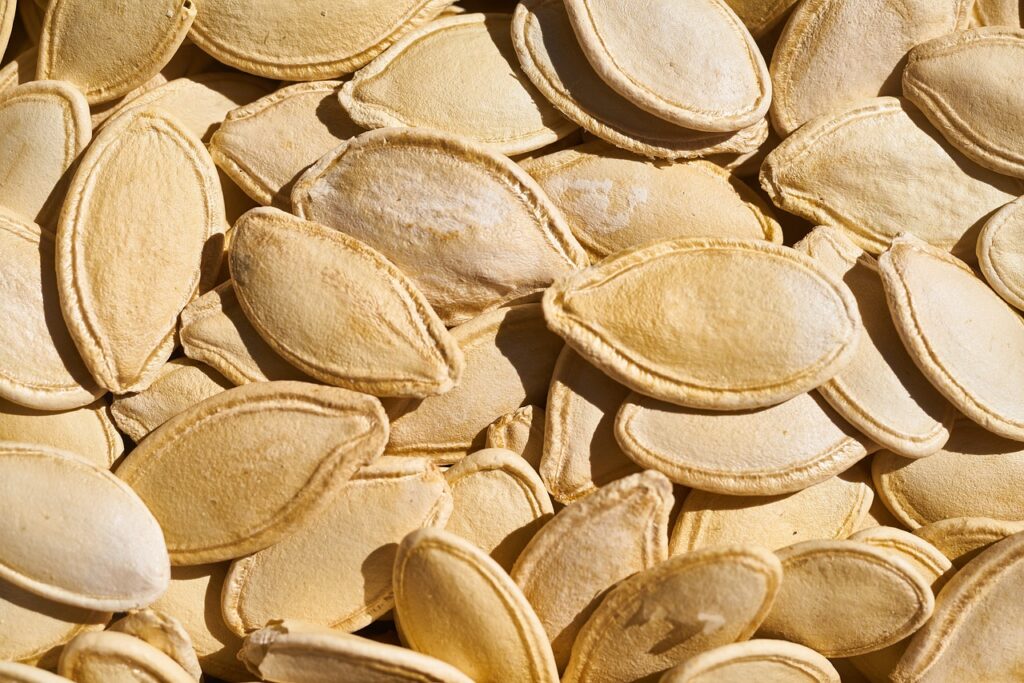 These tiny seeds pack a mighty punch when it comes to magnesium content. Just one ounce of pumpkin seeds provides about 150 mg of magnesium.