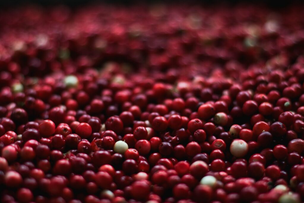 Cranberries have antioxidants that can help regulate high blood pressure, which often causes arteries to clog. By increasing the beneficial HDL cholesterol and lowering the harmful LDL cholesterol, this may help to lower the risk for cardiovascular issues by nearly 40%. 