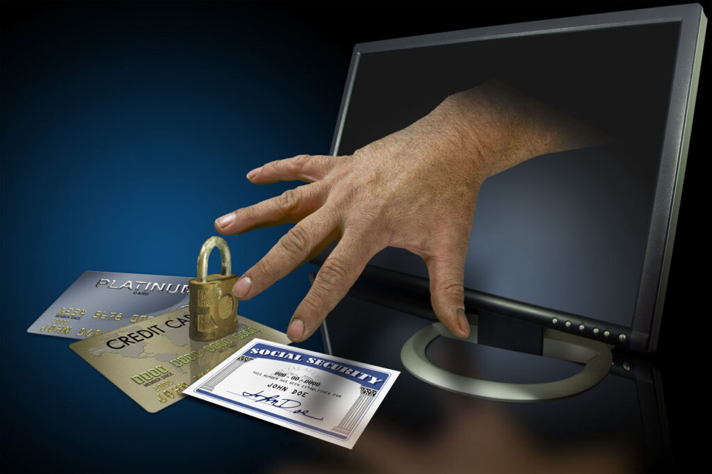 Identity theft, Digital identity theft happens when your personal information is accessed through the internet. 