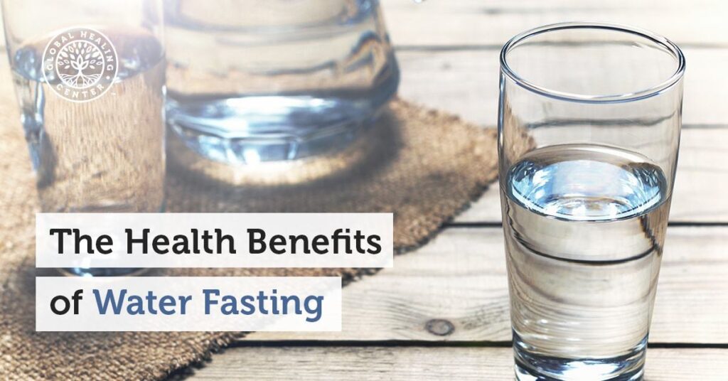 Water fasting involves abstaining from all food and caloric beverages for an extended period of time. 