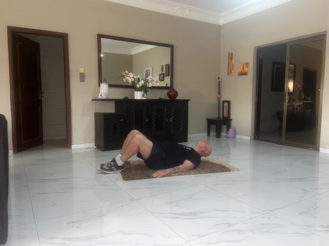 Pelvic Tilts, Targets: Lower back and lower abdominals