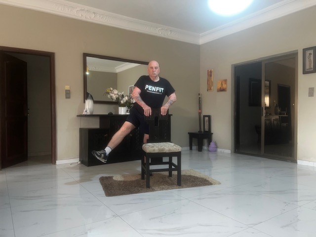 Standing Side Leg Raises to strengthen your core