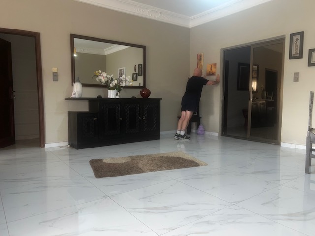 Wall Plank, Targets: Entire core and shoulder stabilizers