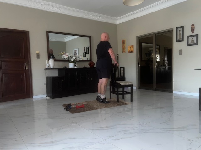 Standing Calf Raises (Lower legs, Stability)